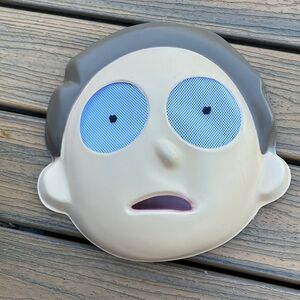 EUC Boys Morty Mask from Rick & Morty Teen Boy Halloween Costume Mask
